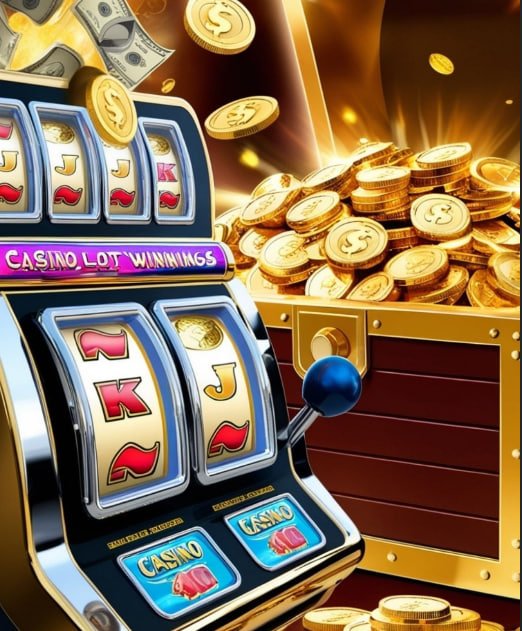 Ilustrasi bermain slot online dan live casino di sk69 yang seru dan menguntungkan
